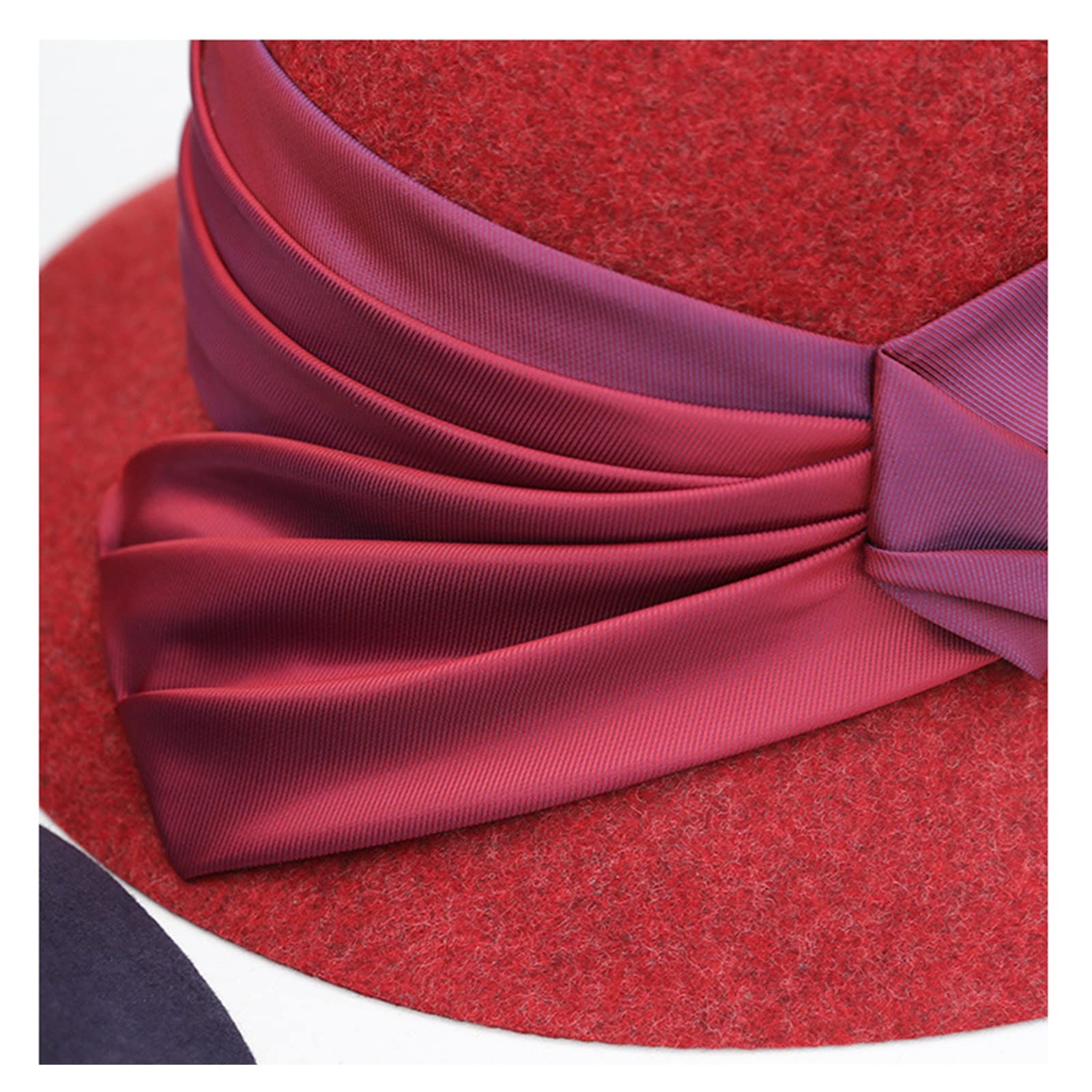 ZYC Women's Caldo Autunno Autunno Inverno Lana Cappelli Feltro Signore Dolci Cloche Cappello Cappello in Feltro Cappello da