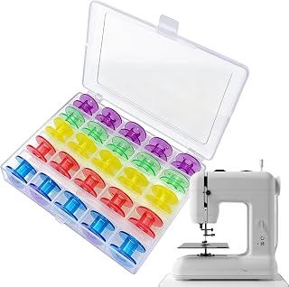 Spulen Für Stickmaschinen 25er Set Bunte Universelle Haushaltsartikel | Spulen Für Nähmaschinen Mit Differentialfuß Zum Quilten Nähen Stricken Häkeln Stoffkunst Garnarbeiten