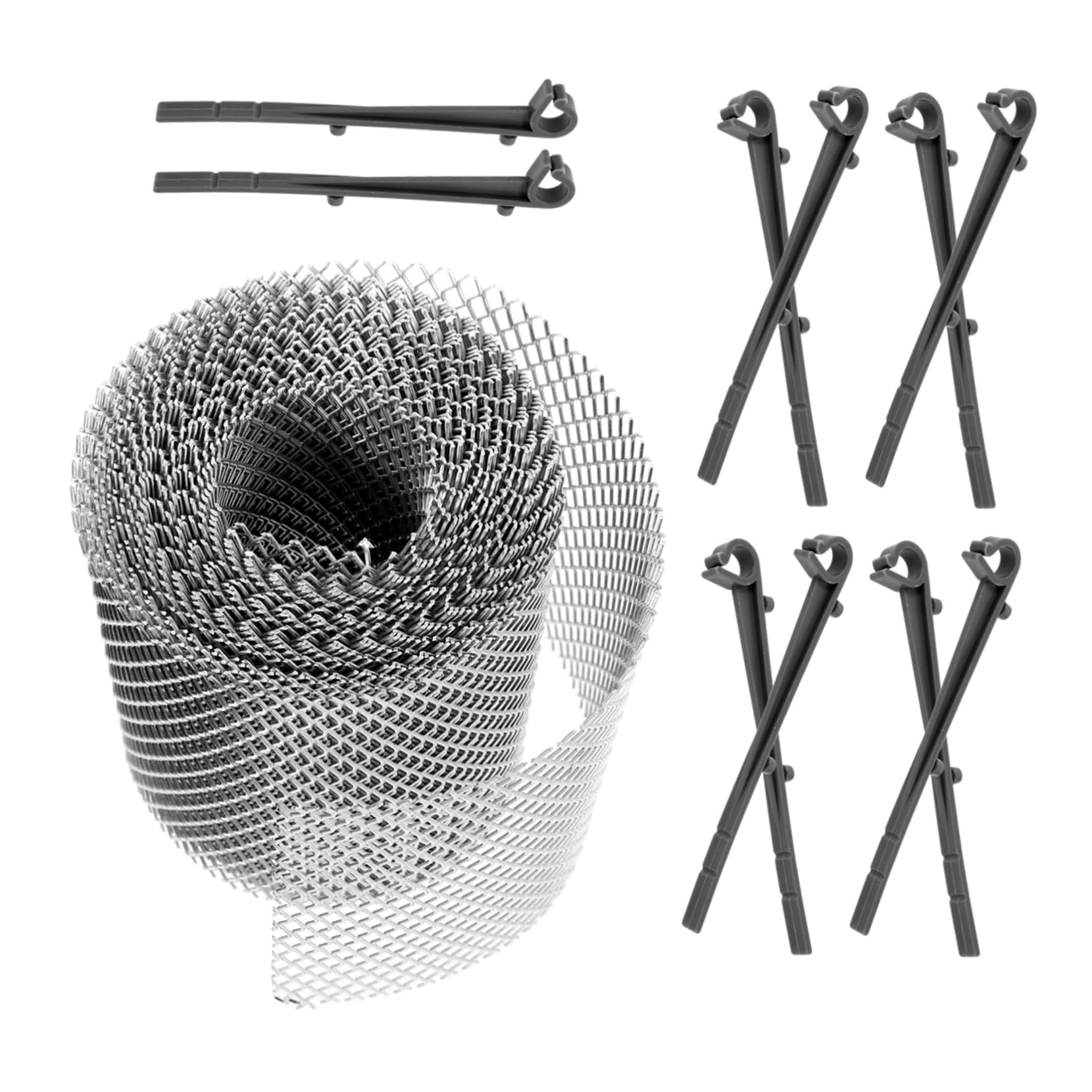 Filtre anti-blocage de gouttière en aluminium pour protéger les évacuations de votre maison