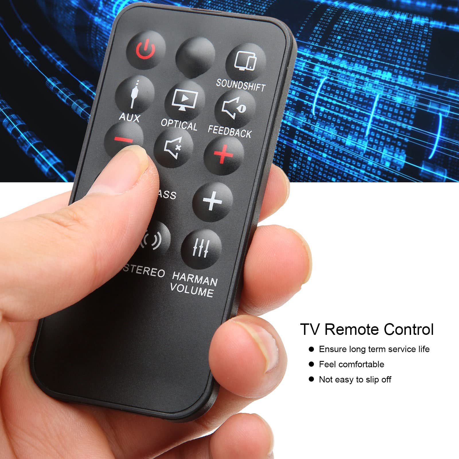 Stick, Télécommande Complète Fonction Soundbar Remote Control Rempacment FireStick Stick for Cinema Soundbar SB250
