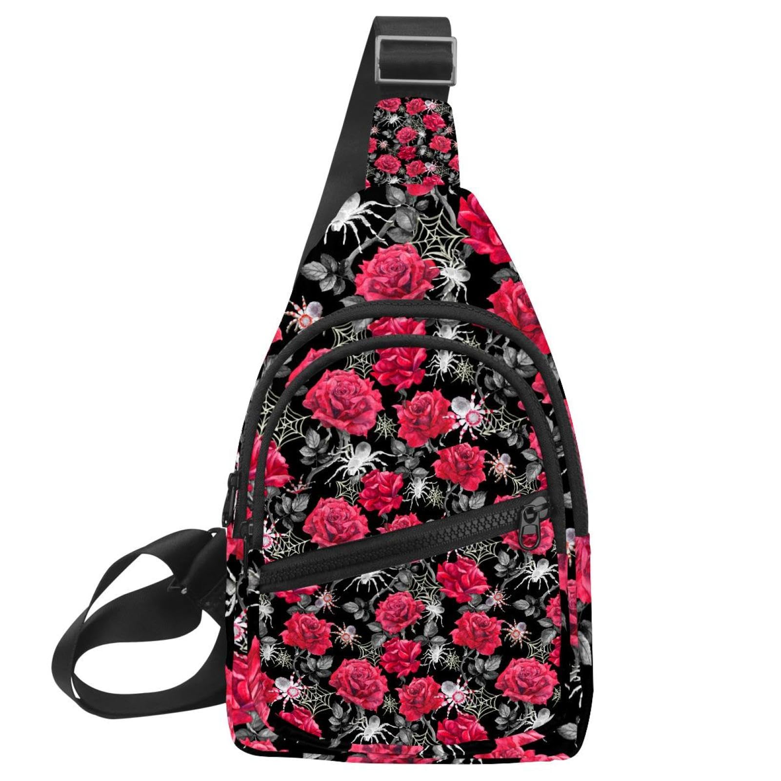 Bolso bandolera multiusos de estilo cruzado y estampado original Multicolor 10 7