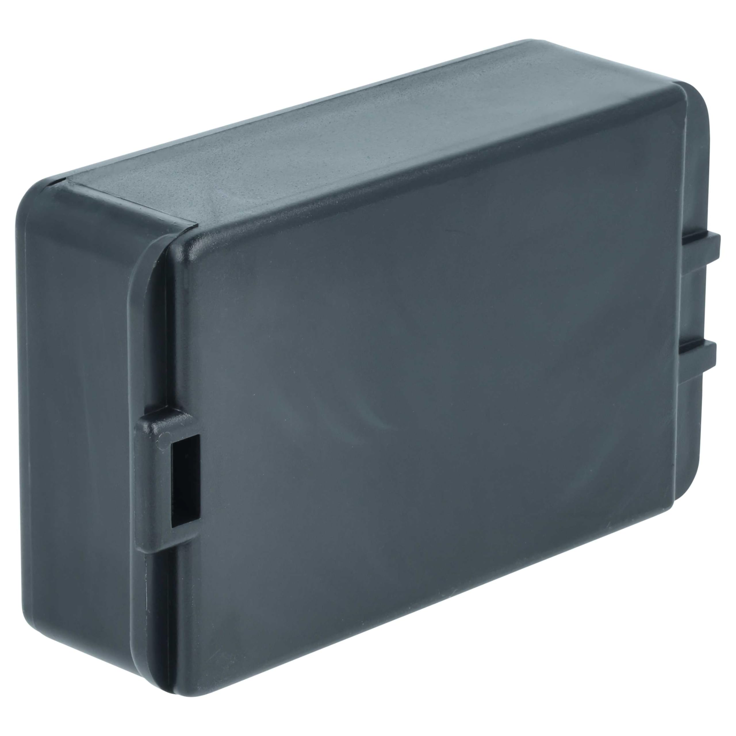 vhbw 2X batería reemplaza Autec R0BATT00E12A0, LPM04 para Mando a Distancia Industrial (5000 mAh, 7,4 V, Li-Poli) - Negro