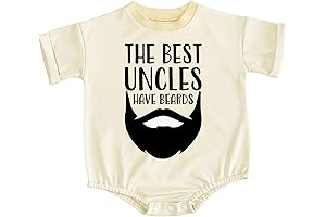 Funny Baby Best Uncles Have Beards Bodysuit