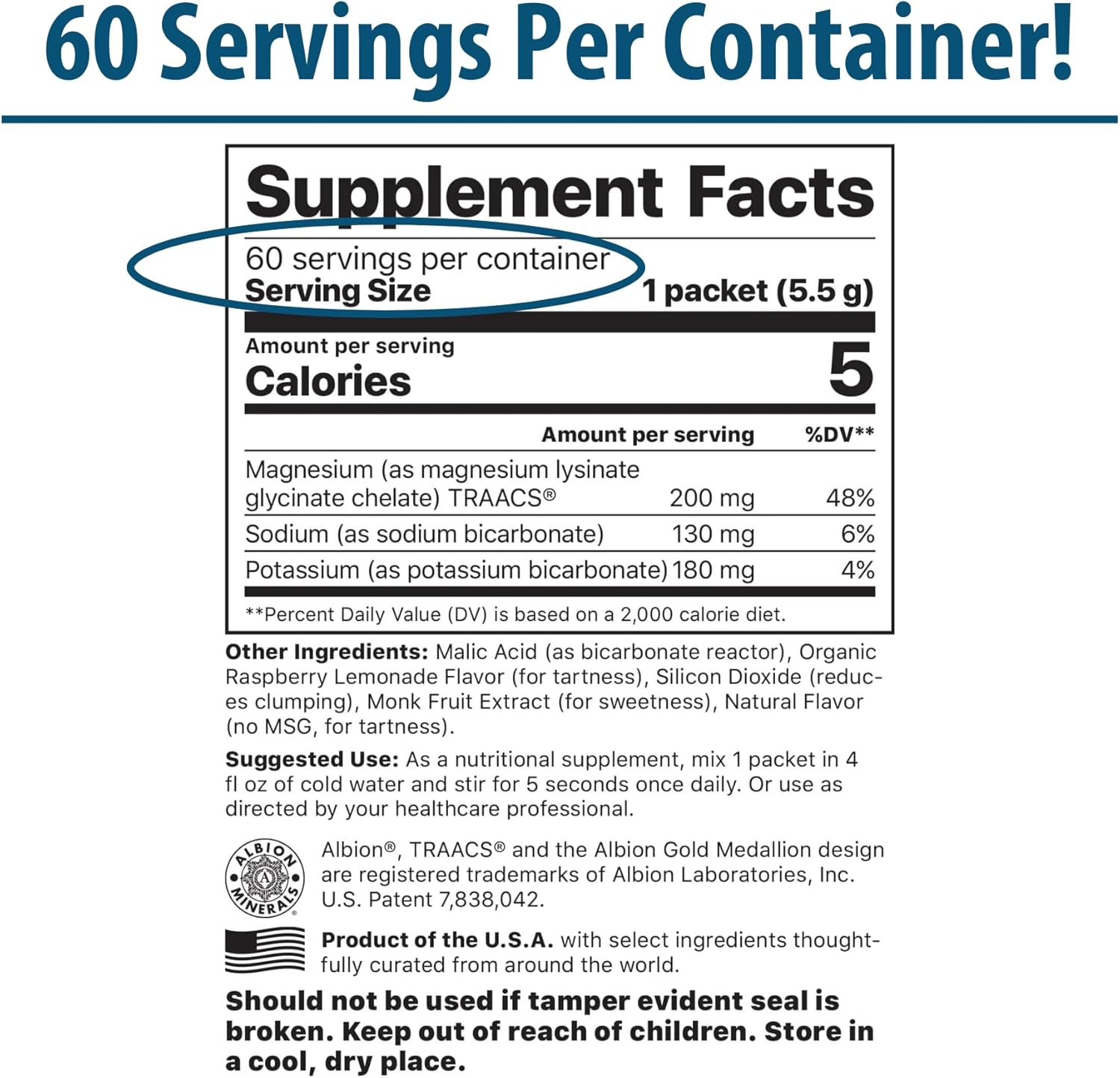 Jigsaw Health MagSoothe | Fast-Acting, Calming Magnesium Glycinate Powder Supplement | Raspberry Lemonade Flavor | 60 Servings (Packets)