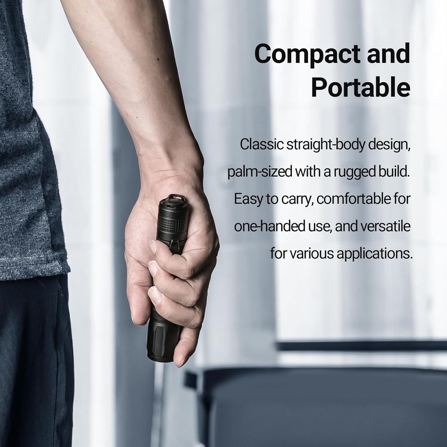 NEXTORCH E51D Rechargeable Flashlight High Lumen, 2100 Lumen Tactical Flashlight with 3 Mode & Strobe for Outdoor Hiking, Daily Overhaul, Camping, Proximity Finding, Urban Commuting, Emergency Defense - Image 2