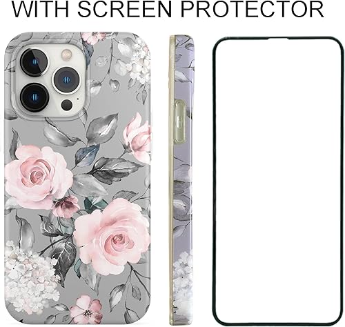 Miniatura 2 de Funda magnética compatible con iPhone 15 Pro de 6.1 pulgadas 2023 para carga MagSafe, TPU suave, parachoques delgado, a prueba de golpes, bonita