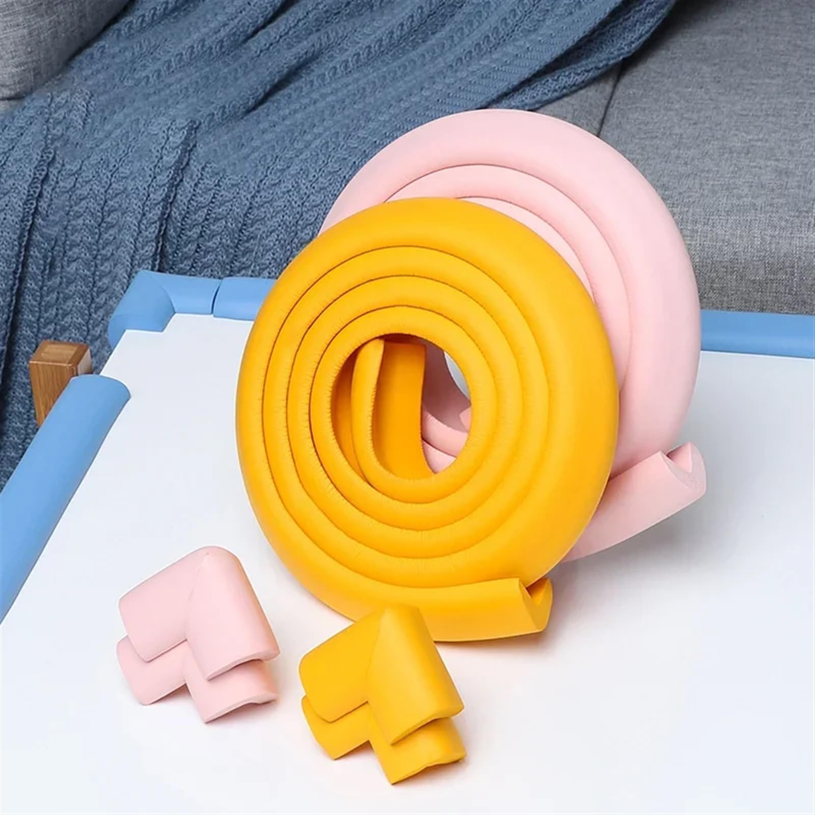 Protectores de Esquinas para mesas, Tira de Seguridad para niños, 2 Metros, con Acolchado más Grueso, para Muebles a Prueba de niños.