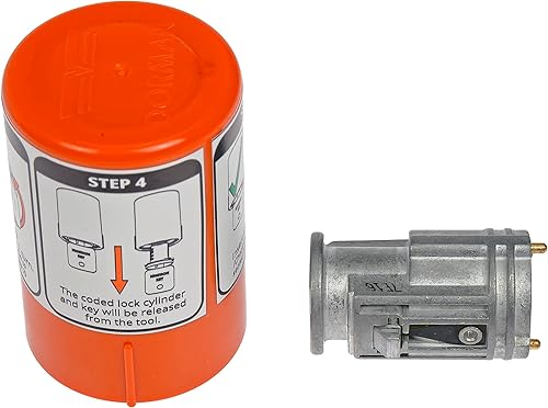 Miniatura 3 de Dorman 924-793 Cilindro de bloqueo de encendido de reiniciación de llave mecánica compatible con modelos seleccionados de Chrysler  Dodge