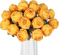 Kisflower Selyem Műrózsa Csomag - 10 db Sárga Hosszúszárú Művirág 52 cm, Élethű Dekoráció Esküvőre, Otthonba, Irodába 7