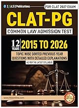CLAT PG Book for Preparation 2027 | 12 Years' CLAT PG Previous Year Solved Papers (2015-2026) with Solutions | Best Seller PYQ for CLAT PG, LLM & all Law Entrance Exams | Topic Wise Sorted | IFAS