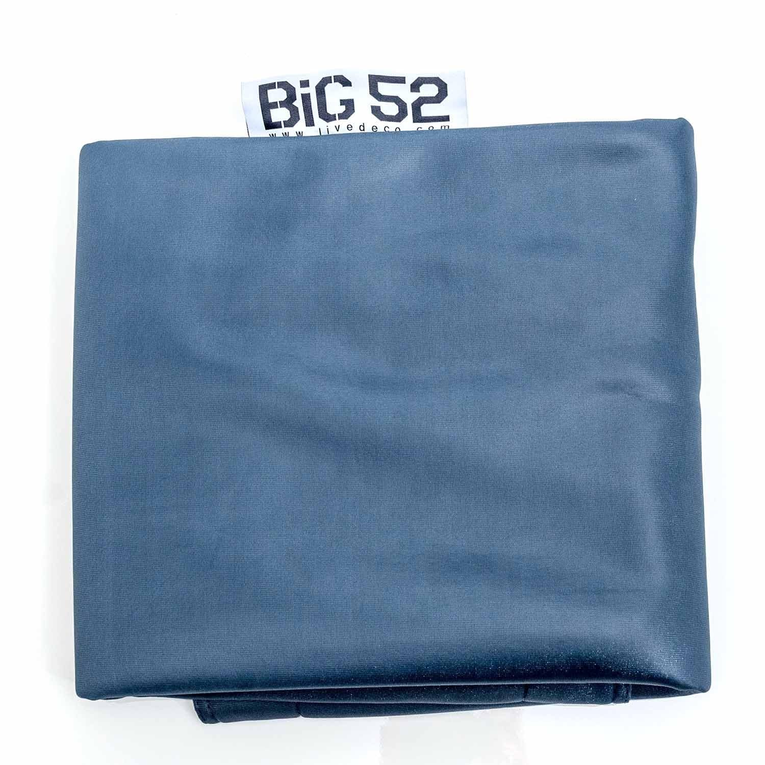 LIVEDECO - Housse Vide Pouf Géant XXL, Flottant pour Piscine, Gris Anthracite Pool BiG52