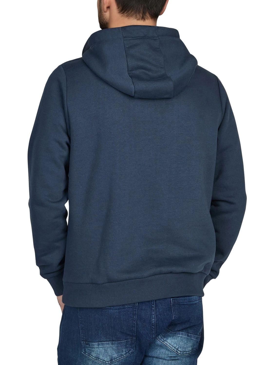 riverso – Sudadera con Capucha para Hombre RIVNiklas Sudadera con Capucha Bolsillo Canguro Cuello Cruzado Regular Monocolor Algodón Gris Marrón Verde Rojo Azul Negro S M L XL 2XL 3XL 4XL 5XL