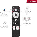 Thomson Streaming Box 270UK Plus, Built-in Speaker for Voice Control, Google TV, Netflix, Disney+, 4K UHD, Streaming via Wi-Fi, Google Cast, 32GB Storage - 4