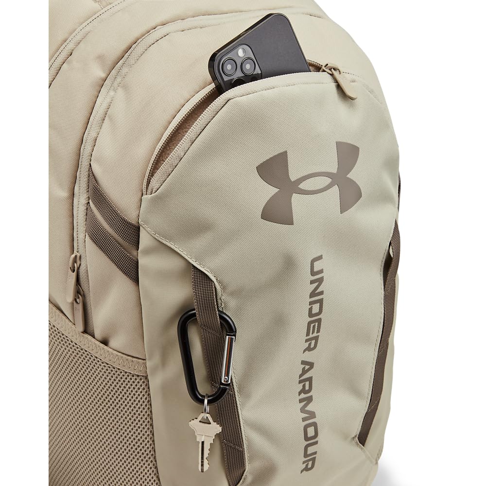 Under Armour Zaino unisex per adulti Hustle 6.0, Base kaki, base cachi, grigio talpa crepuscolo, One Size, Borsa