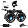 XOOL Clip Car Fan, Adjustable Dual Head 4 Inches 12V Fan for Front/Rear Seat Passenger, 360° Rotatable Electric Car Cooling F