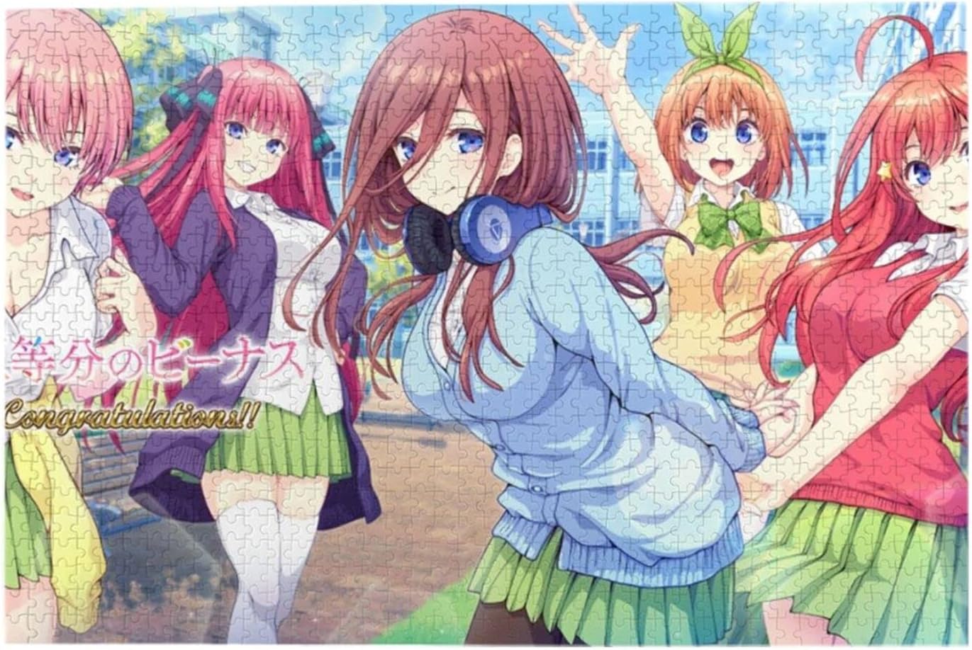 1000ピース木製かわいい美しいファッションパズルアニメキャラクターパズル減圧カジュアルファッションファッション子供初心者ギフト 75 X 50cm お買得