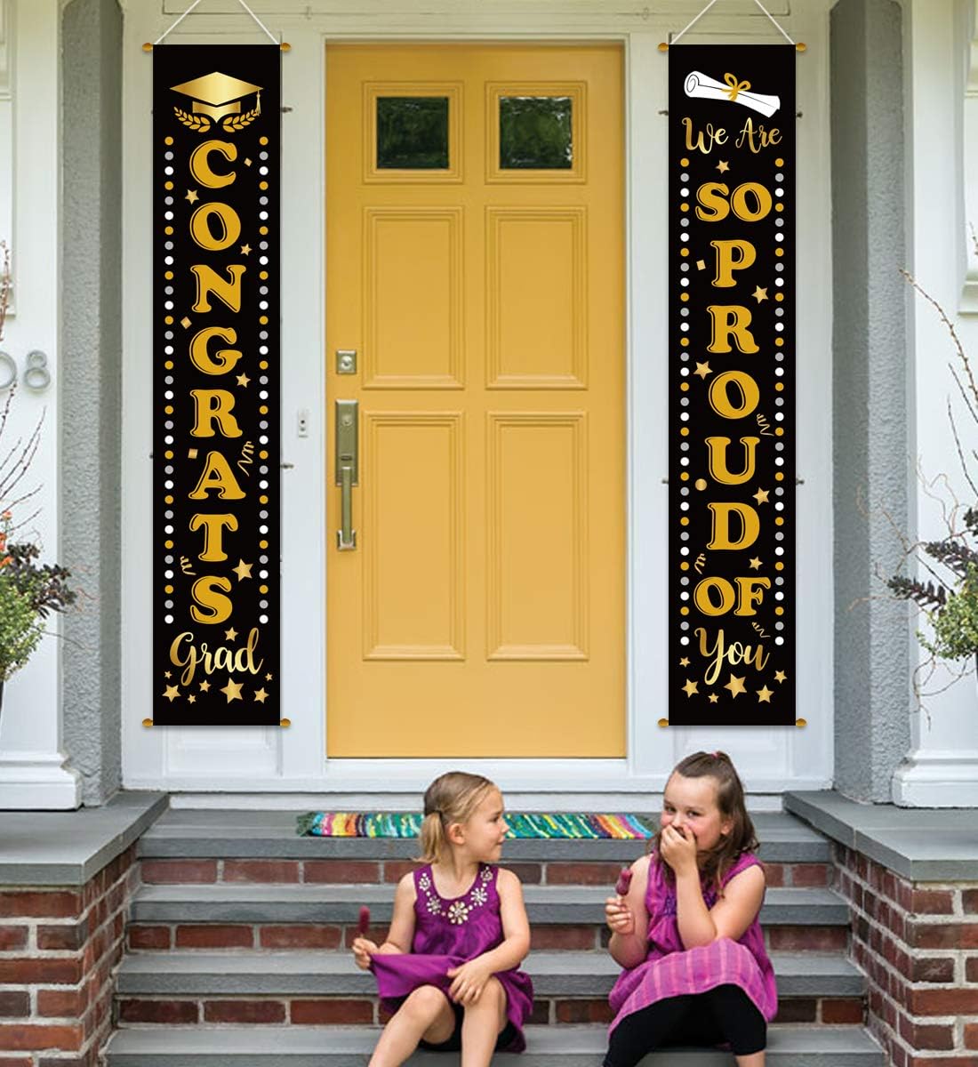 Halloween Signs For Porch 2022 Buy Graduation Banner Party Supplies 2022 Congrats Grad Porch Sign Outdoor Party Decorations Online In Nepal B085nyyfx5
