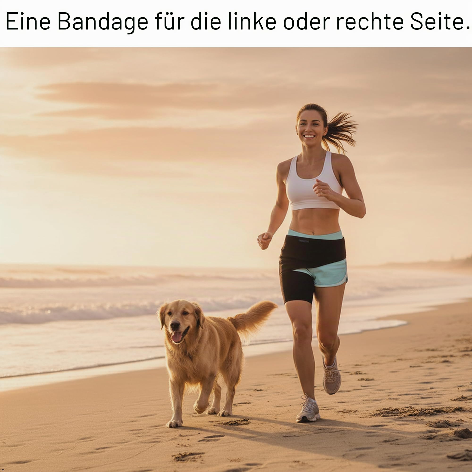 Hüftbandage für Ischias-Schmerzlinderung, Kompressionsbandage für Ischiasnerv, Kniesehnenzug, Hüftfleхоr Zerrung, Leistenverletzung, Zerrung des Oberschenkels – SI-Gurt – Iliosakralgelenk-Stabilisator
