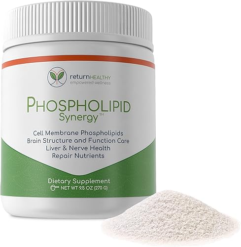 Miniatura 8 de Phospholipid Synergy Powder | Polvo antioxidante para reparación celular | Suplementos cerebrales para la memoria y la concentración | Suplementos