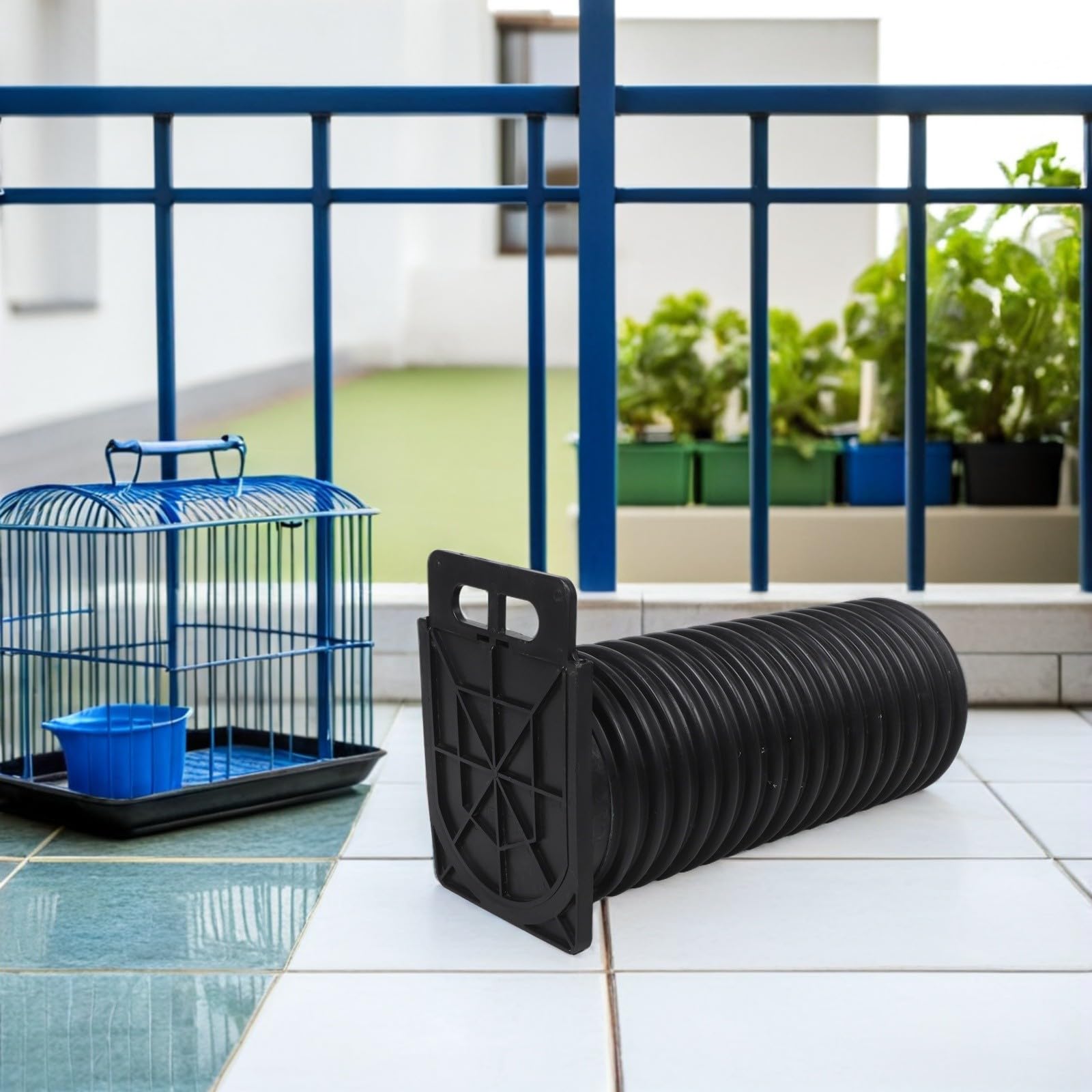 Toyvian Cancello e Controllo Preciso dell'Acqua di Irrigazione Agricolo in Plastica Nera con Struttura Anti-intasamento per Tubi di Irrigazione e Drenaggio Campi Agricoli