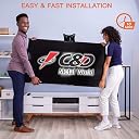 C&D_Universal Fixed Wall Mount Bracket Fit Most 14 - 26 Inches VESA Upto 100x100 Support Upto 15Kgs/33lbs for Monitor/LCD/OLED/QLED/LED/Plasma Pack of 1 (Made in India) gallery image