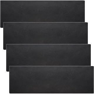 Rocaris 4-Pack A36 Hot Rolled Steel Plates 4x12x1/4 Inch - Heavy-Duty Weldable Base Plates for Construction, Welding & DIY