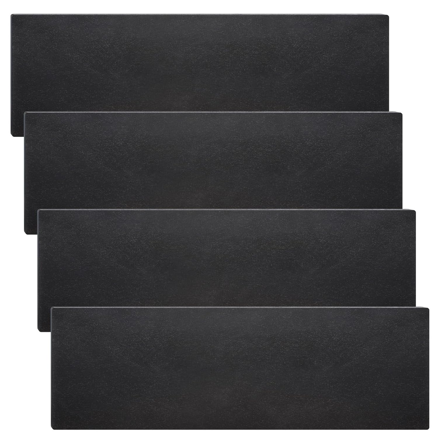 Rocaris 4-Pack A36 Hot Rolled Steel Plates 4x12x1/4 Inch - Heavy-Duty Weldable Base Plates for Construction, Welding & DIY