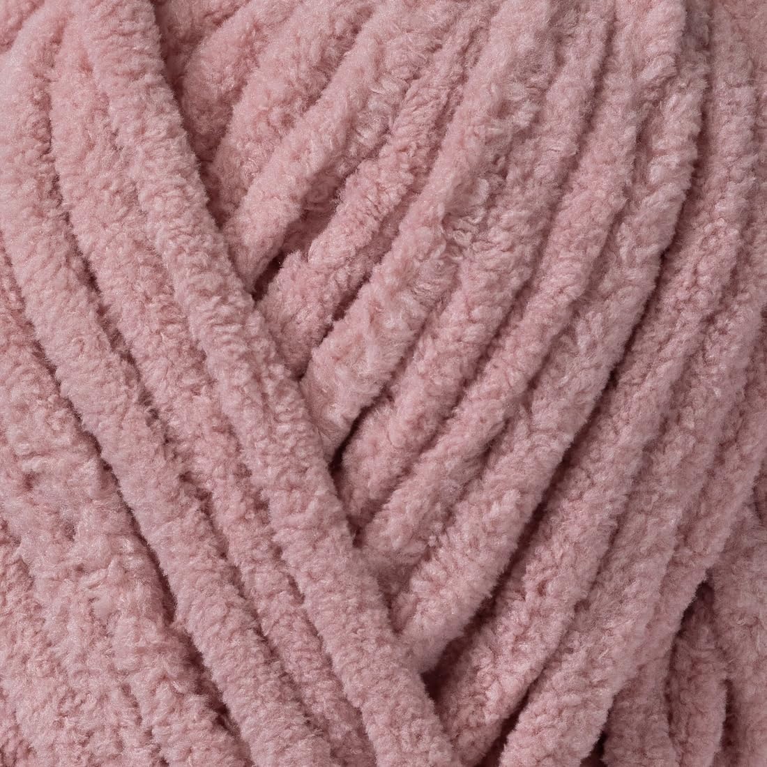Utopia Crafts Cuddle Super Chunky Chenille Yarn Dusty Pink, 100g 60m Ball, Fluffy, Soft & Easy to Use - Image 3