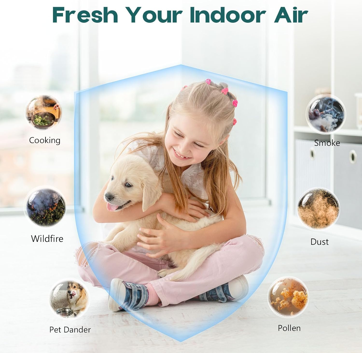 2-Pack HAP604 Replacement Filter Compatible with ECOSELF HAP604 Purifier, 3-In-1 Filtration System, for ASIN:B0FWR6K5LN