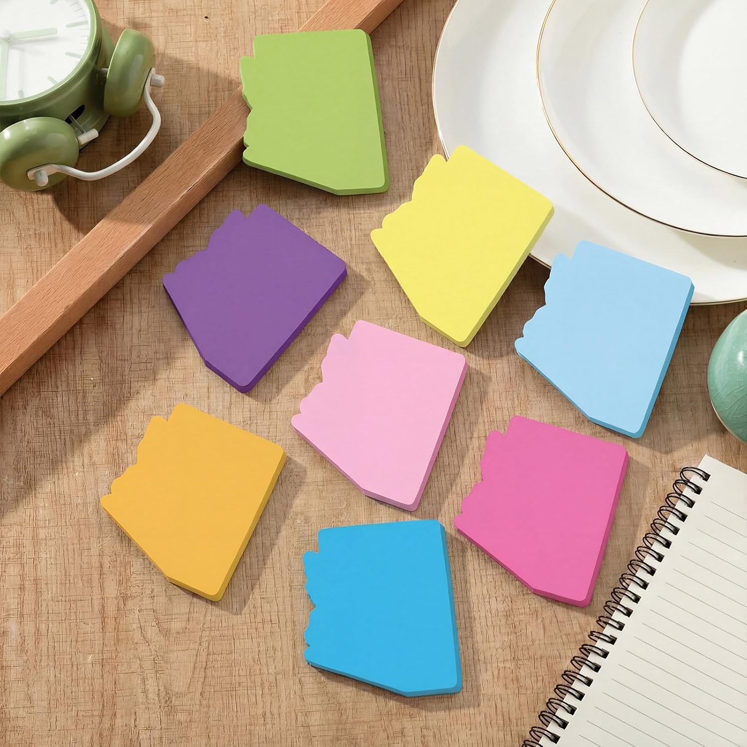 Gilprop 240 Sheets Texas Gifts Sticky Notes Arizona Multicolors Shaped Memo image 3