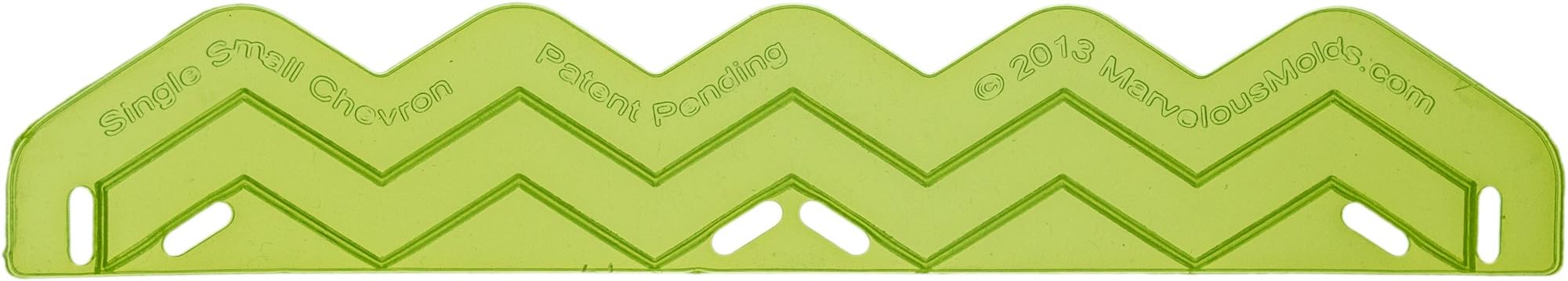 Marvelous Molds Single Small Chevron Silicone Onlay