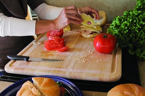 Miniatura 3 de Camco 43753 Estufa Topper de madera y tabla de cortar