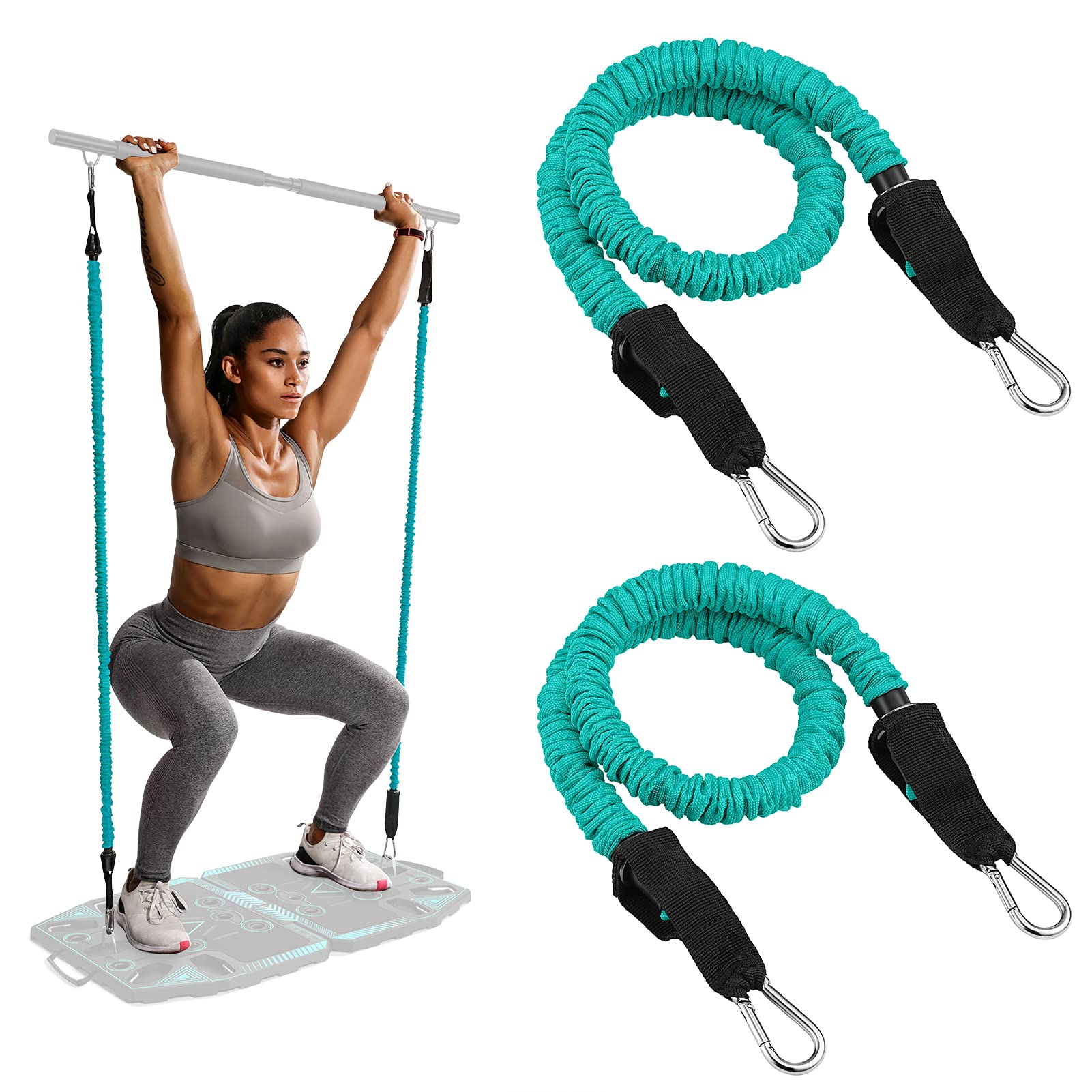 Buy Resistance Bands for Portable Home Gym, Upgraded Non Slip Exercise