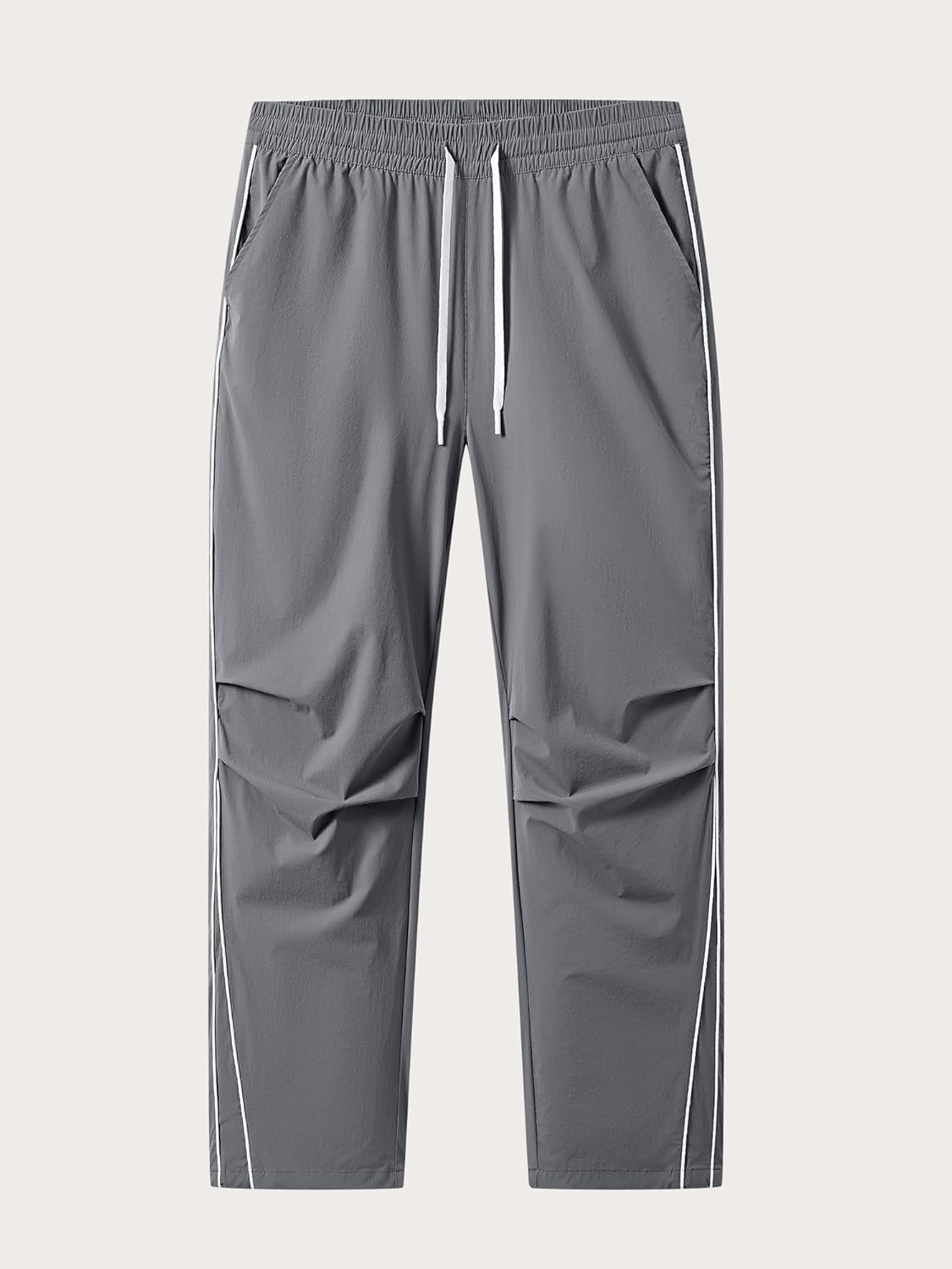 JMIERR Men's Baggy Parachute Pants Loose Casual Wide Leg Y2K Lightweight Quick Dry Deep Pockets Gym Urban Pants - Image 5