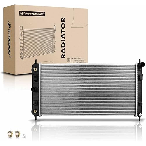 A-Premium Engine Coolant Radiator Assembly with Transmission Oil Cooler Compatible with Chevrolet Malibu 08-12 & Pontiac G6 06-10 & Saturn Aura 07-09, Automatic Transmission, Replace# 52495681