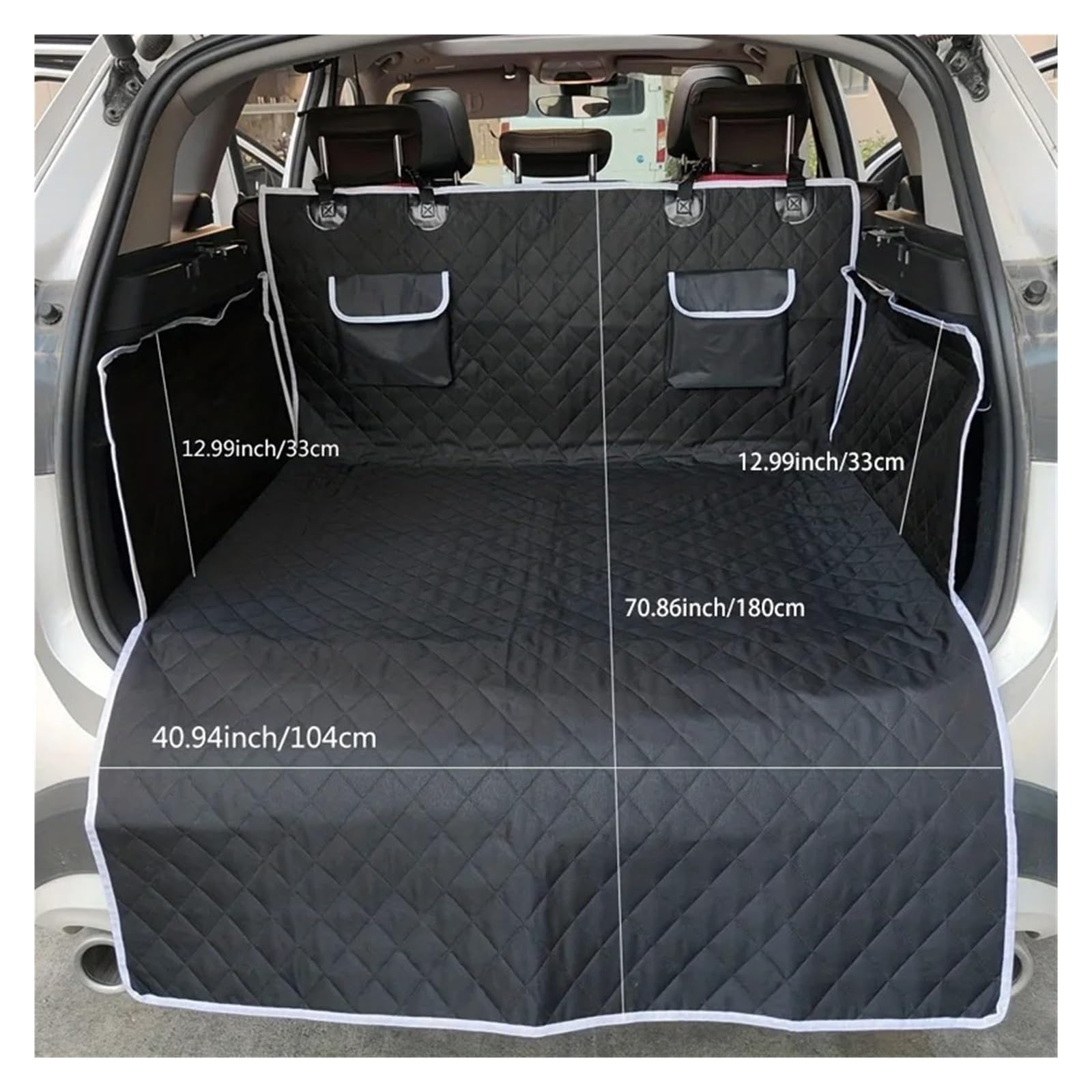 Protector Maletero Coche para Perros Pequeños Medianos Y Grandes Protector Impermeable para Asiento Coche Perros Funda para Maletero Transportador