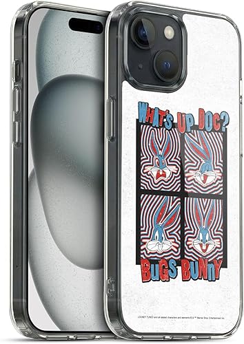 Miniatura 216 de Head Case Designs Funda de gel suave con licencia oficial de Looney Tunes Retro Bugs Bunny compatible con Apple iPhone 11 Pro Max Retro,Blanco y