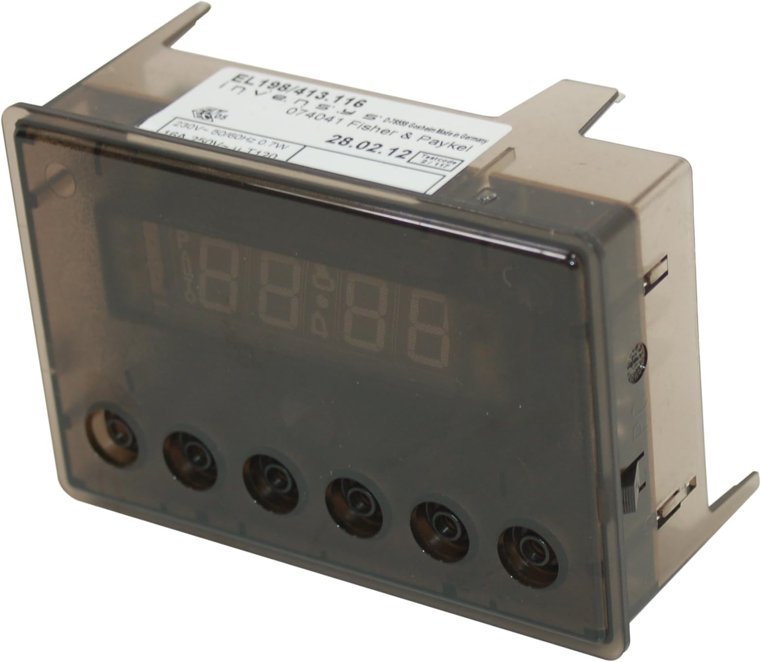 Caple CDA Delonghi Kenwood Prestige White Westinghouse Oven Timer Clock. Genuine Part Number 074041