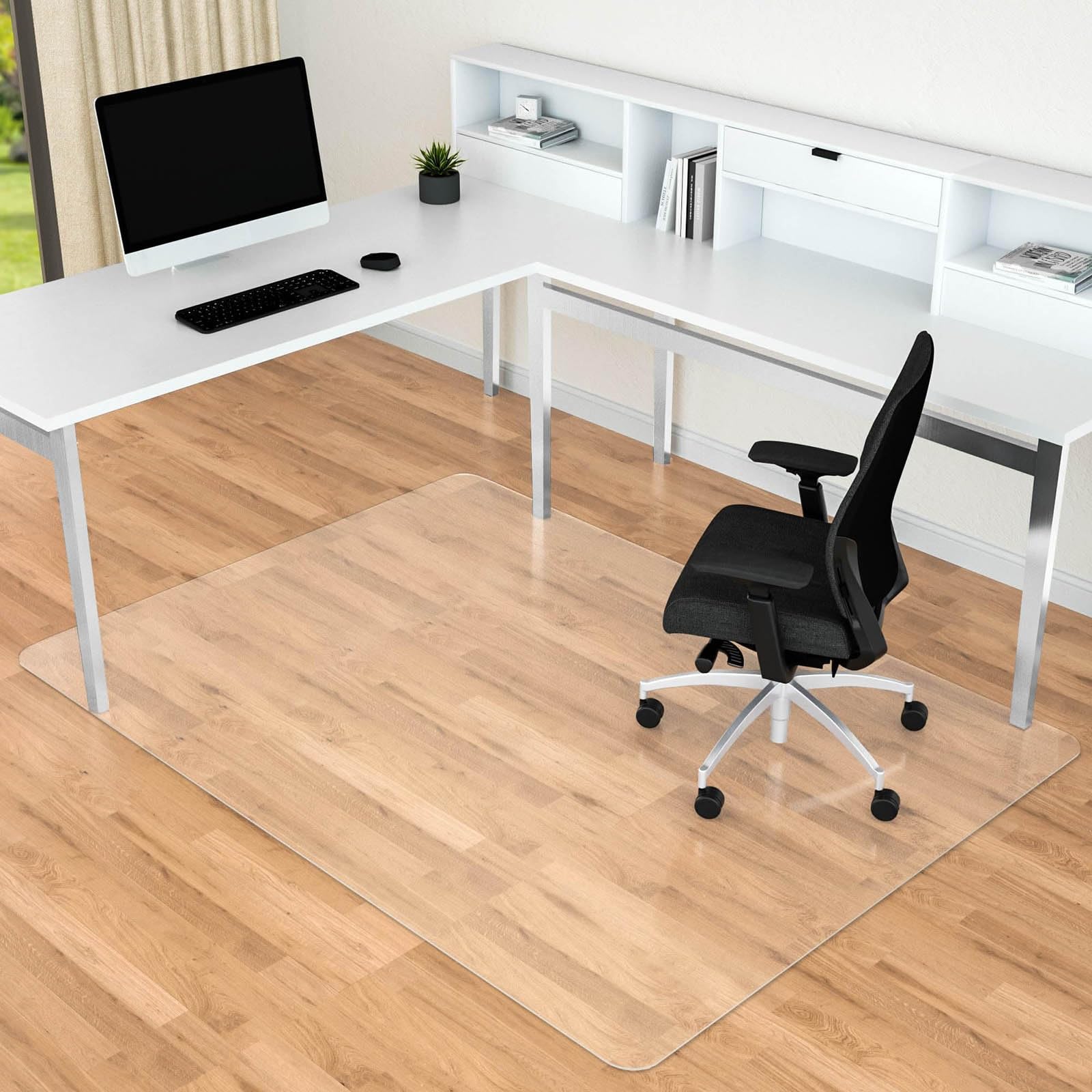 Chair Mat For Hardwood Floor 45 X 53 36x48 46x60 48x48 Office Chair Matt For Carpeted Floor 1