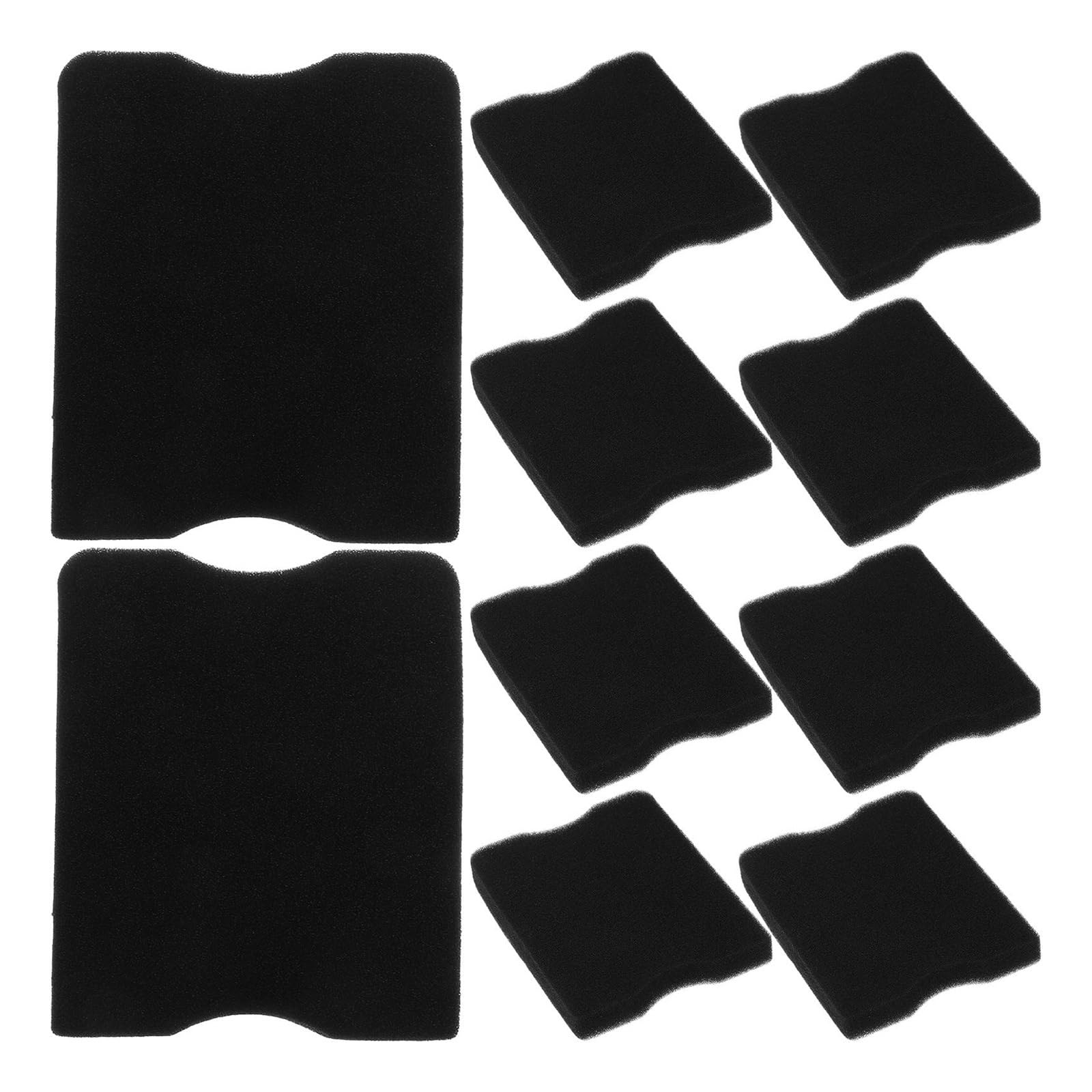 Filtre à air de tondeuse encrassé ? Pack de 10 mousses de réparation noires