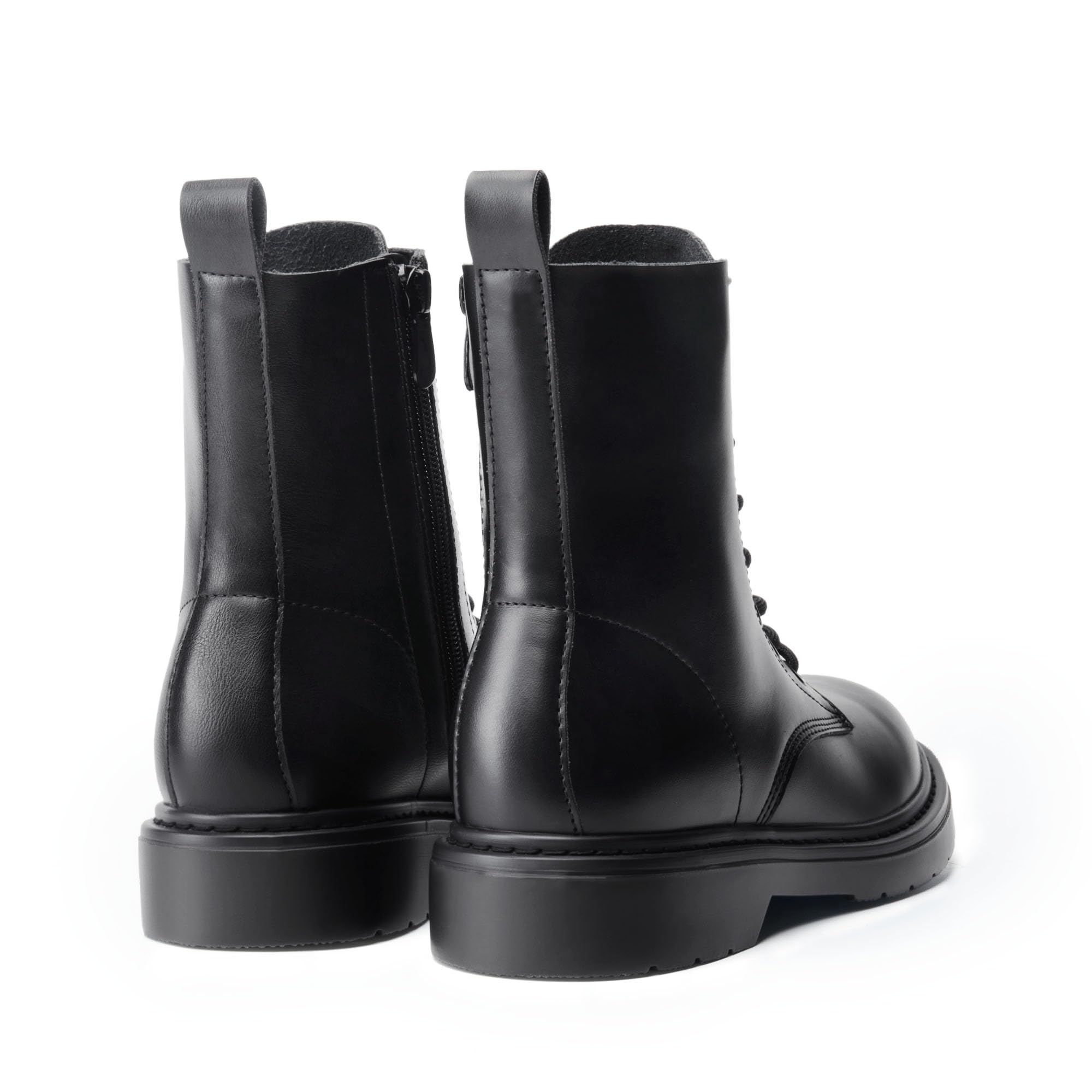 DREAM PAIRS Stivaletti Alla Caviglia con Lacci da Donna Moda Casual Comodi Stivaletti Donna
