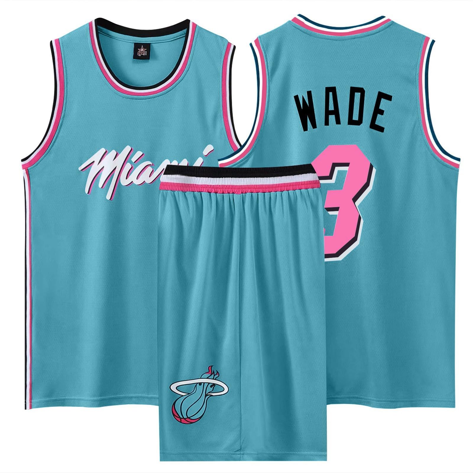 Tenue Basket Enfant Adulte, Maillot Basket Homme 2 Pièces Ensemble Basket Enfant, Maillot Sans Manches + Pantalon Court Enfants/Adulte,Pop Basket Maillots Basketball Jersey et Short