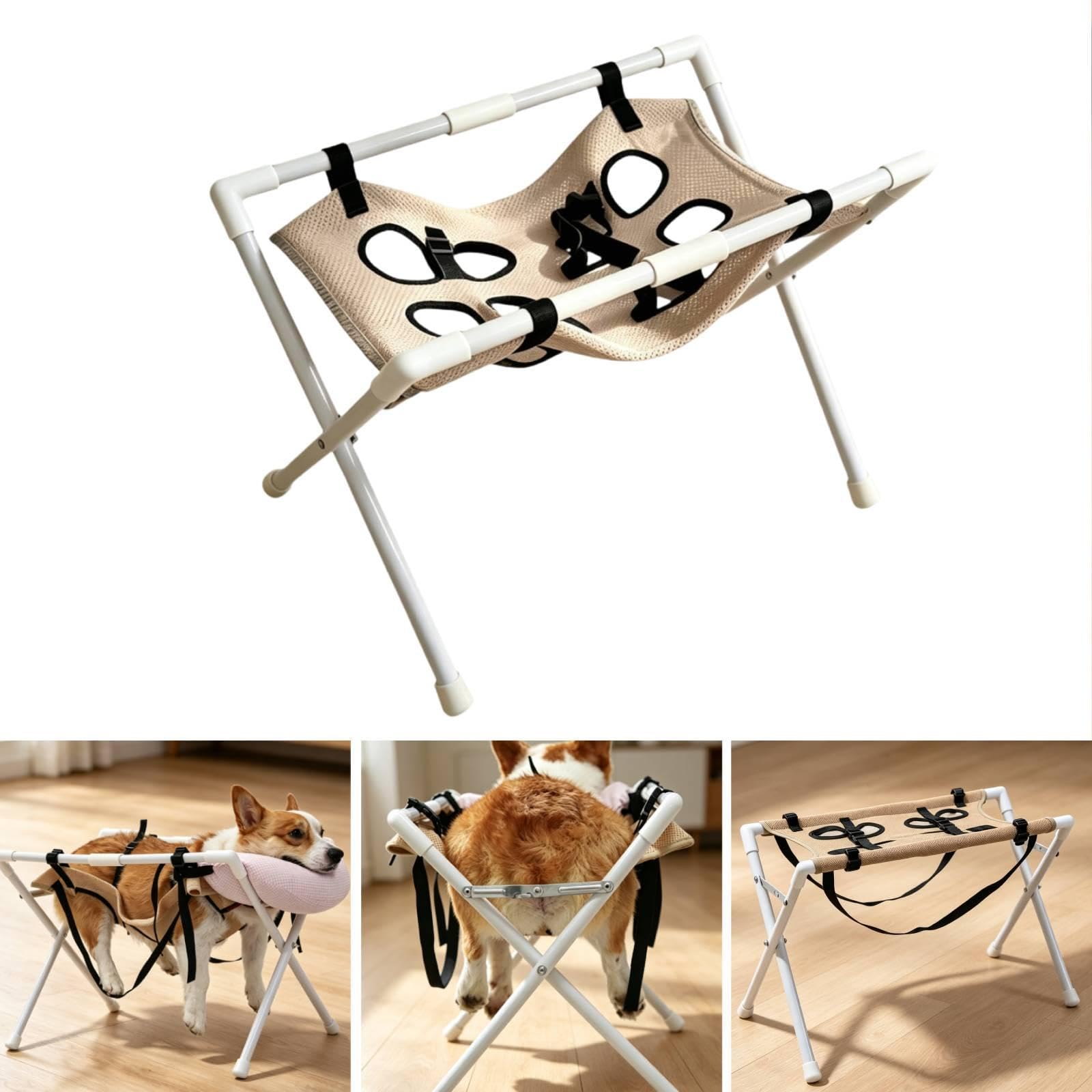 Hunde Pflegehängematte, Robustes 8 Loch Design, Hochwertiges, Strapazierfähiges Netzgewebe