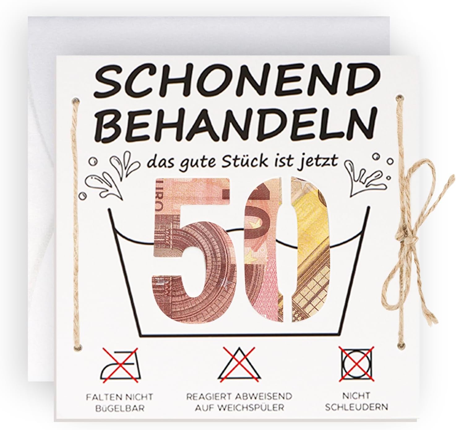 Lustige Geschenke Zum 50 Geburtstag Frau WenmthG Lustige 50. Geburtstagskarte mit Umschlag - Schonend Behandeln