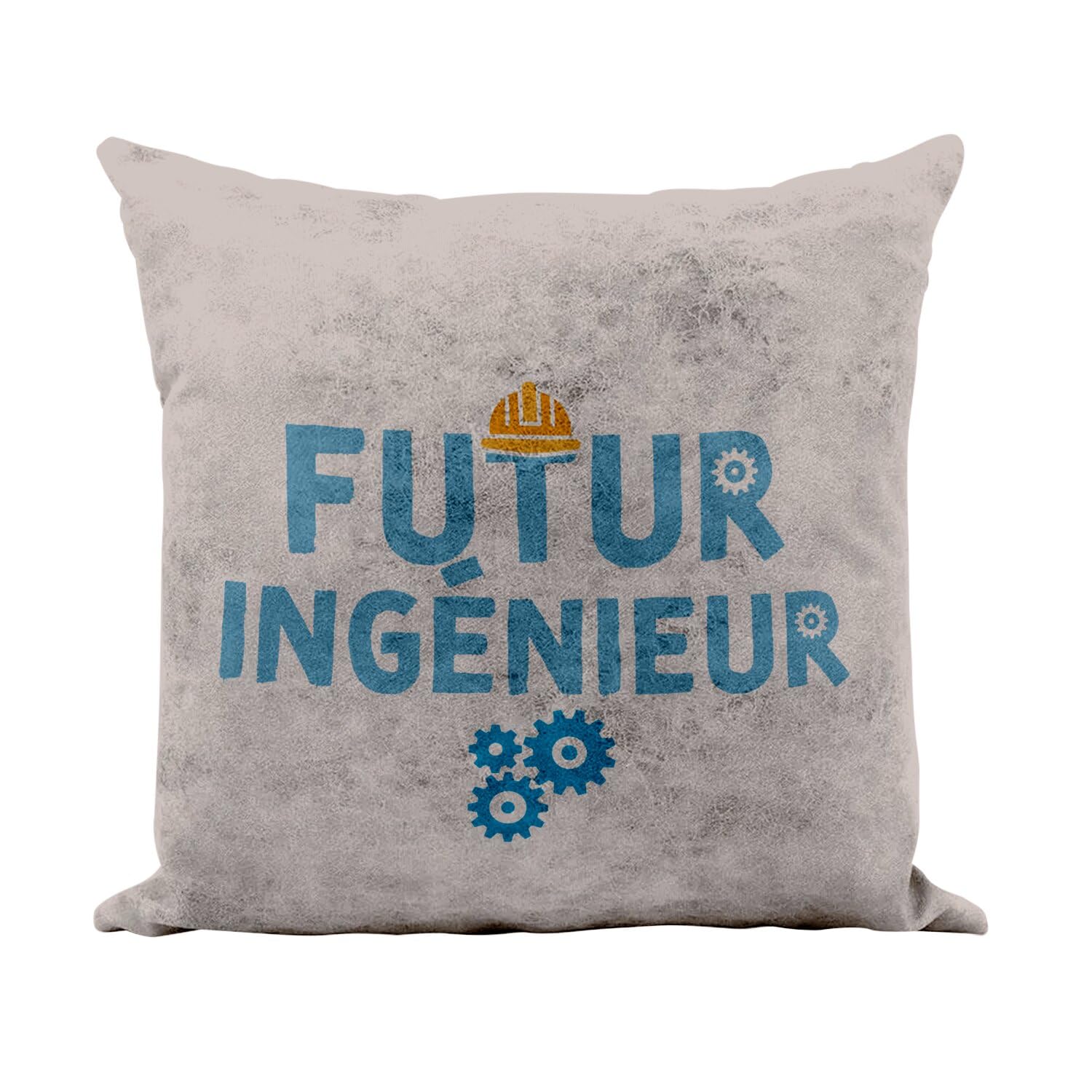 Coussin similicuir camel dans votre bureau pour décorer un espace étudiant