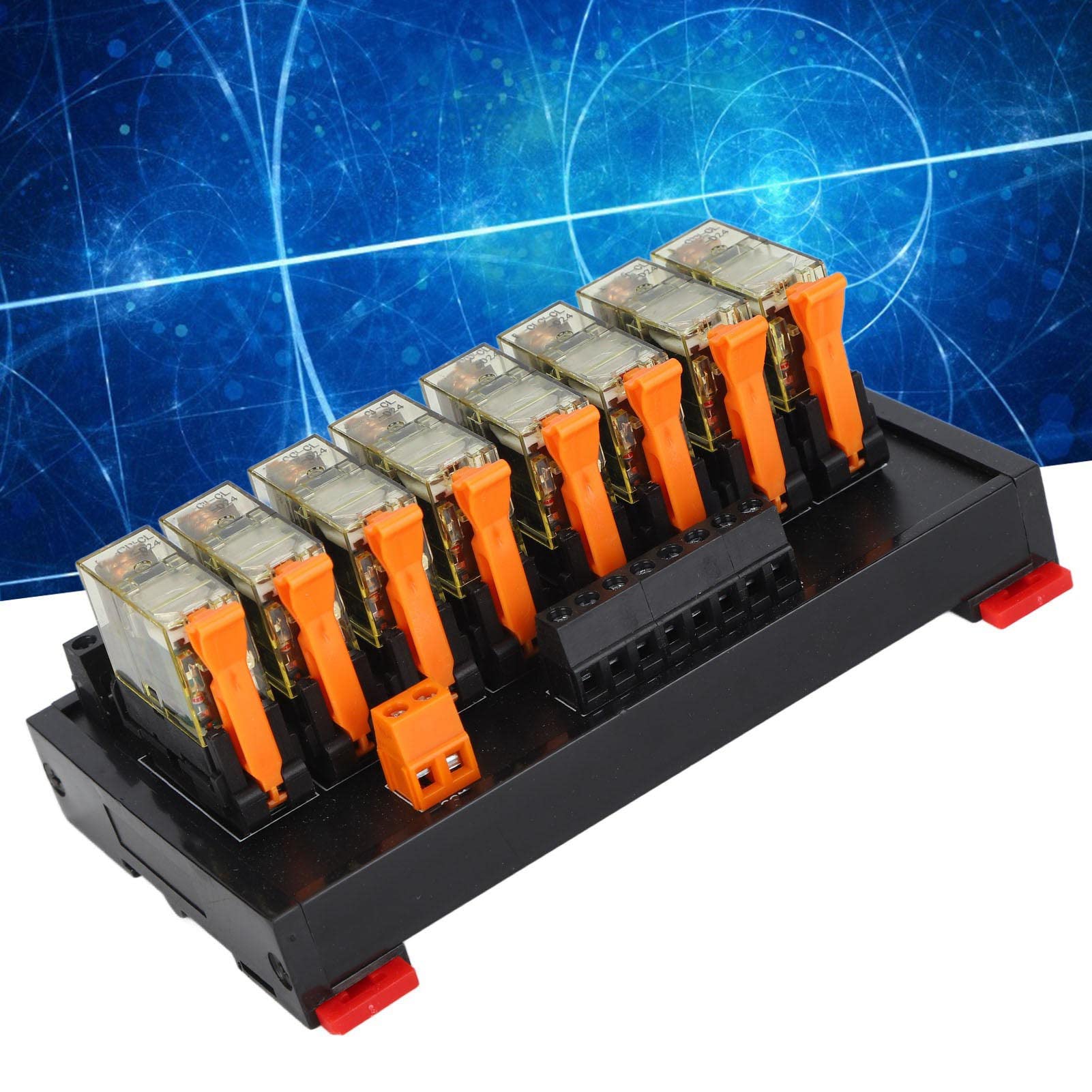 Módulo de relé de 8 canales, placa de control PLC AC250V 1NO 1NC
