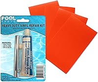 Vista 9 de Kit de parches de reparación de vinilo resistente Pegamento adhesivo de cemento de vinilo y parches de colores para inflables, barcos, balsas