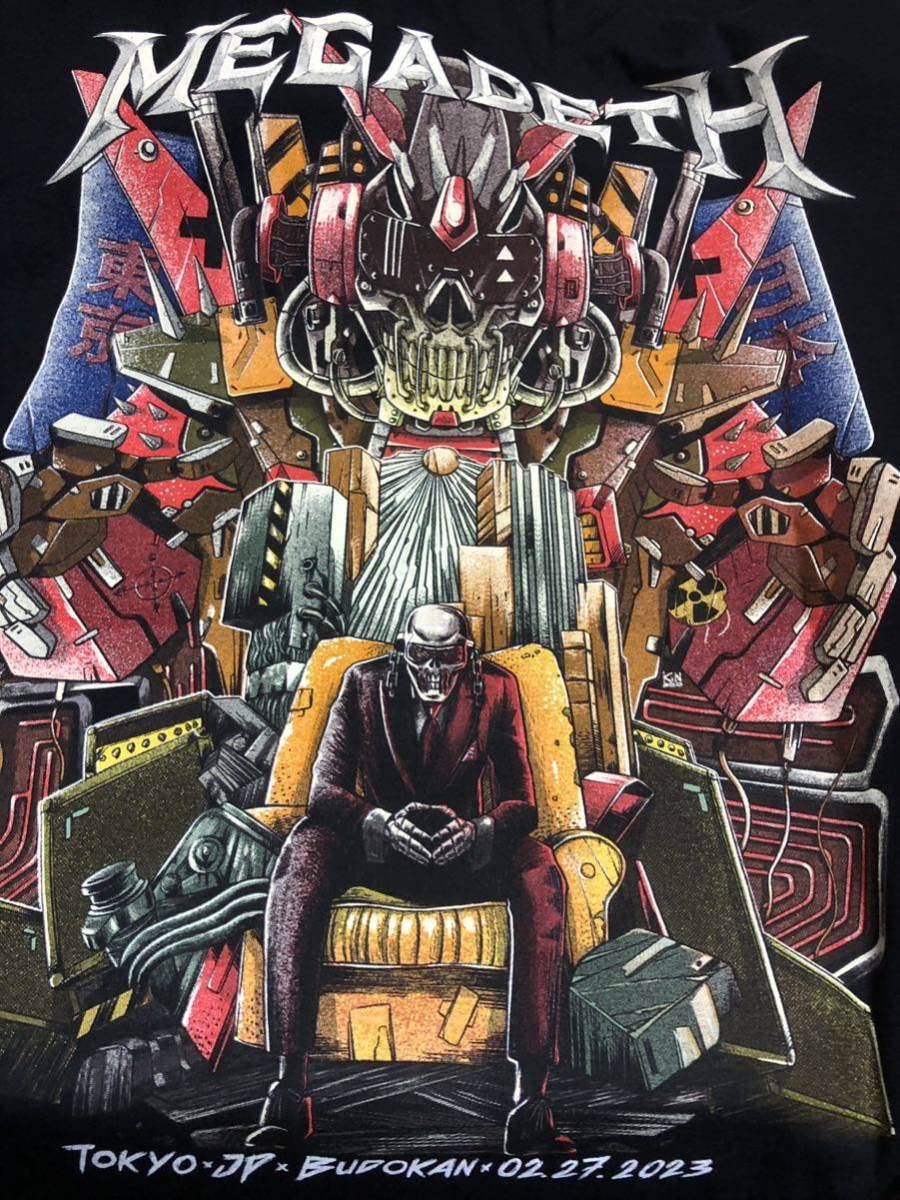 Amazon.co.jp: MEGADETH メガデス 227日本武道館 限定Tシャツ XL