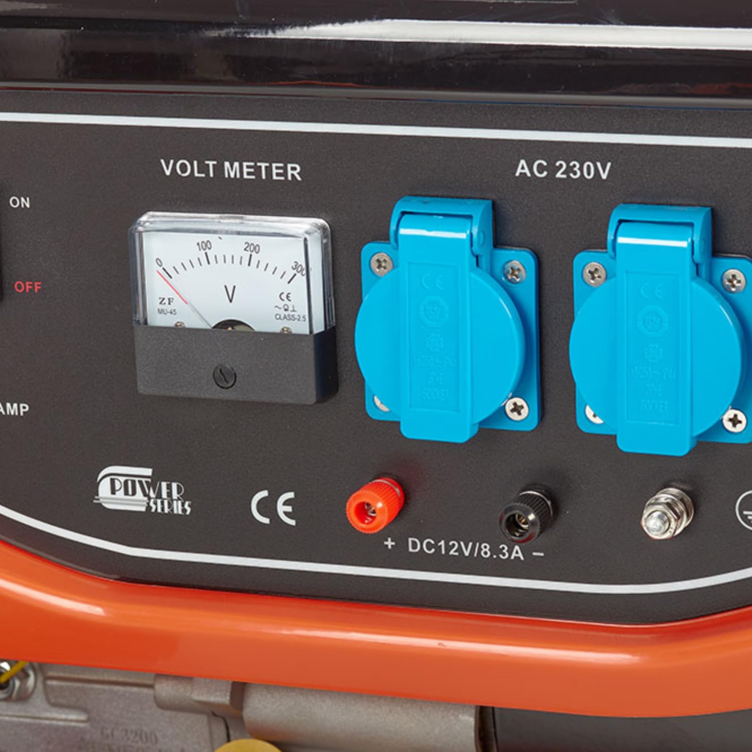 anova - Generador Gasolina | 3,2 kVA | Arranque Manual | para Suministro Eléctrico en Obras, Camping y Emergencias | Diseño Robusto y Larga Durabilidad | Larga Durabilidad y Materiales Resistentes