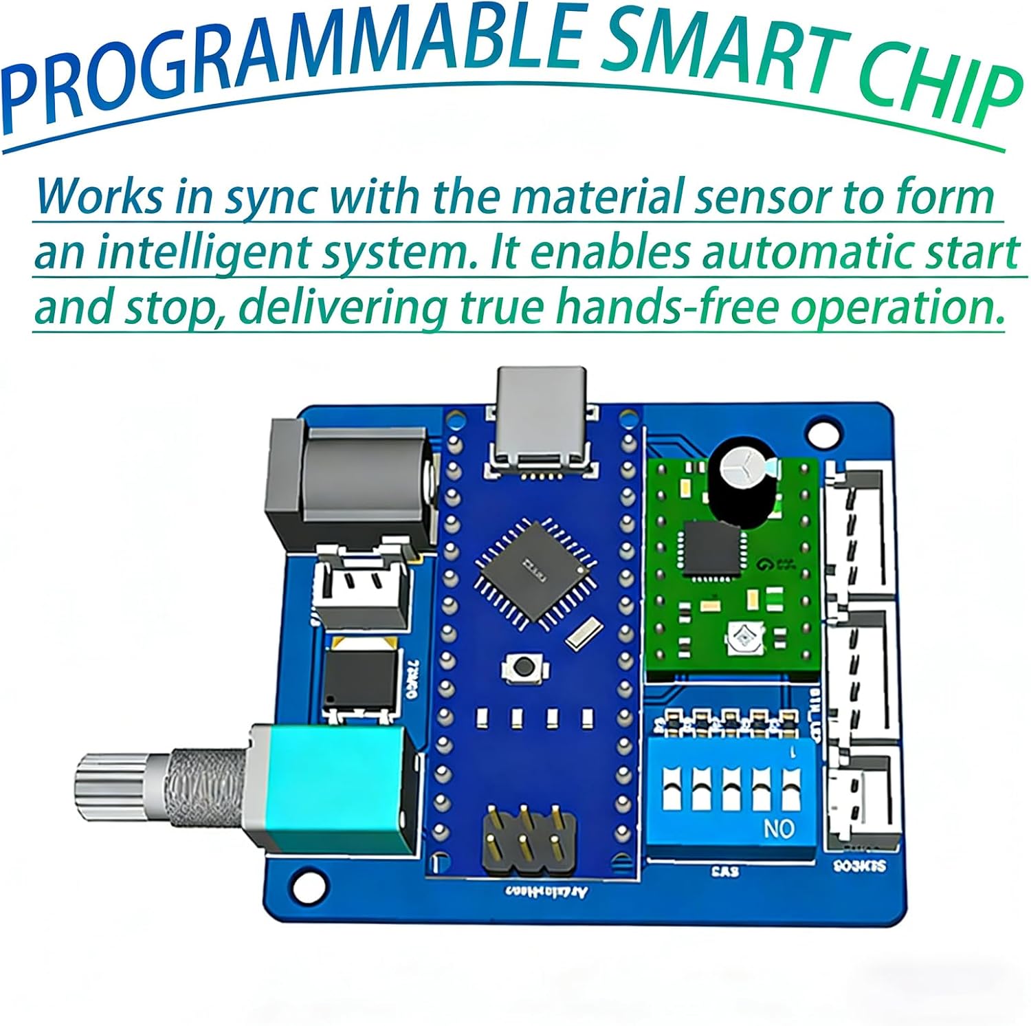 Electric 3D Filament Respooler, Automatic Spool Winder Rewinder Machine with Smart Start Stop, Adjustable Speed Tension Control, Low Noise for PLA PETG ABS TPU 3D Printing